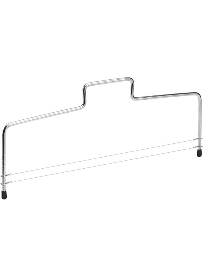 Cake Cutter, Professional Cake Base Cutter, Stainless Steel Cake Cutter, Height Adjustable, Double Layer Cutting Wire, for Even Cake Layers - Image 1